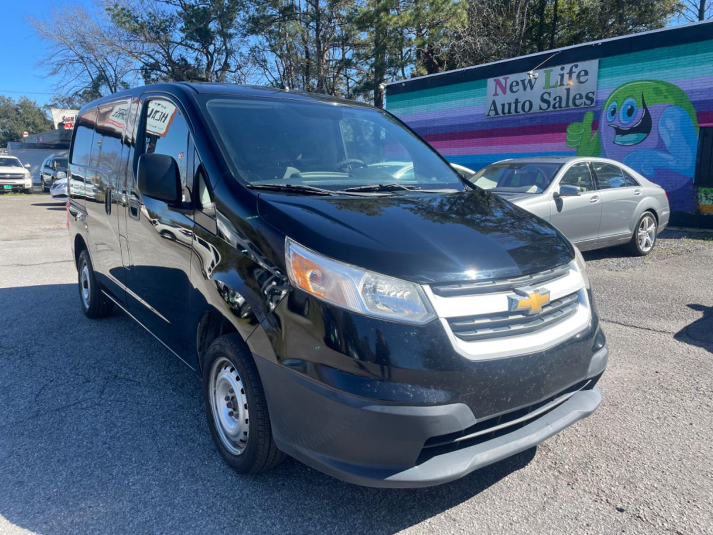 2017 BLACK CHEVROLET CITY EXPRESS LS (3N63M0YN6HK) with an 2.0L engine, Continuously Variable transmission, located at 5103 Dorchester Rd., Charleston, SC, 29418-5607, (843) 767-1122, 36.245171, -115.228050 - Photo#0